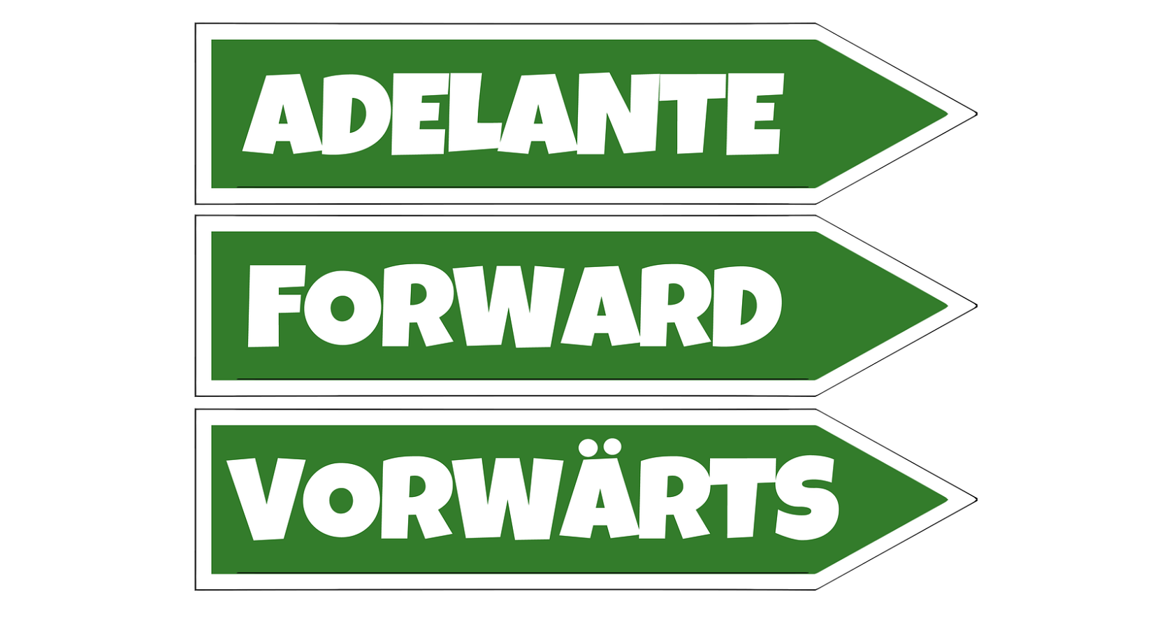 Forward Sign - Speed Up Route Sales People