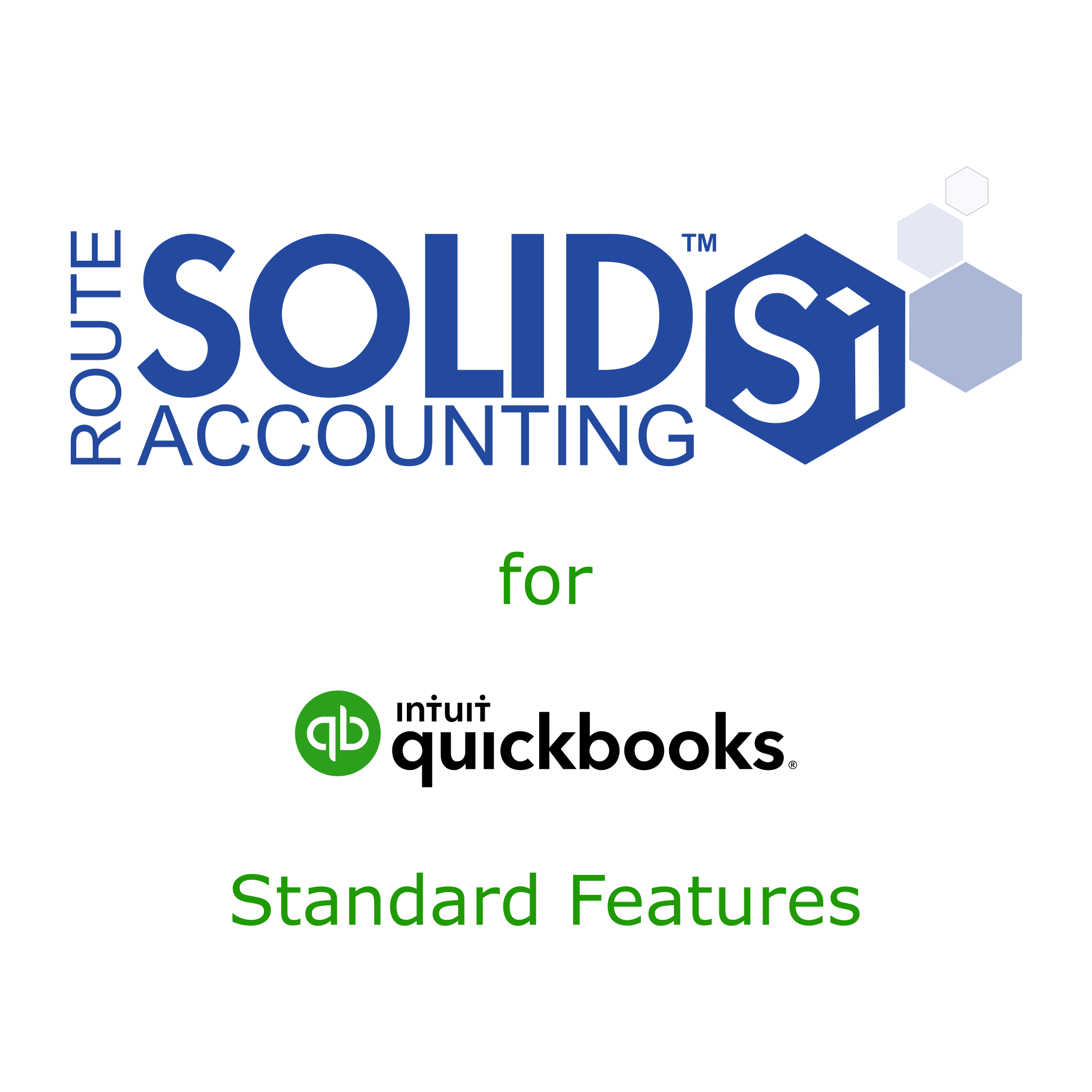 Solid Route Accounting for QuickBooks with Standard Features